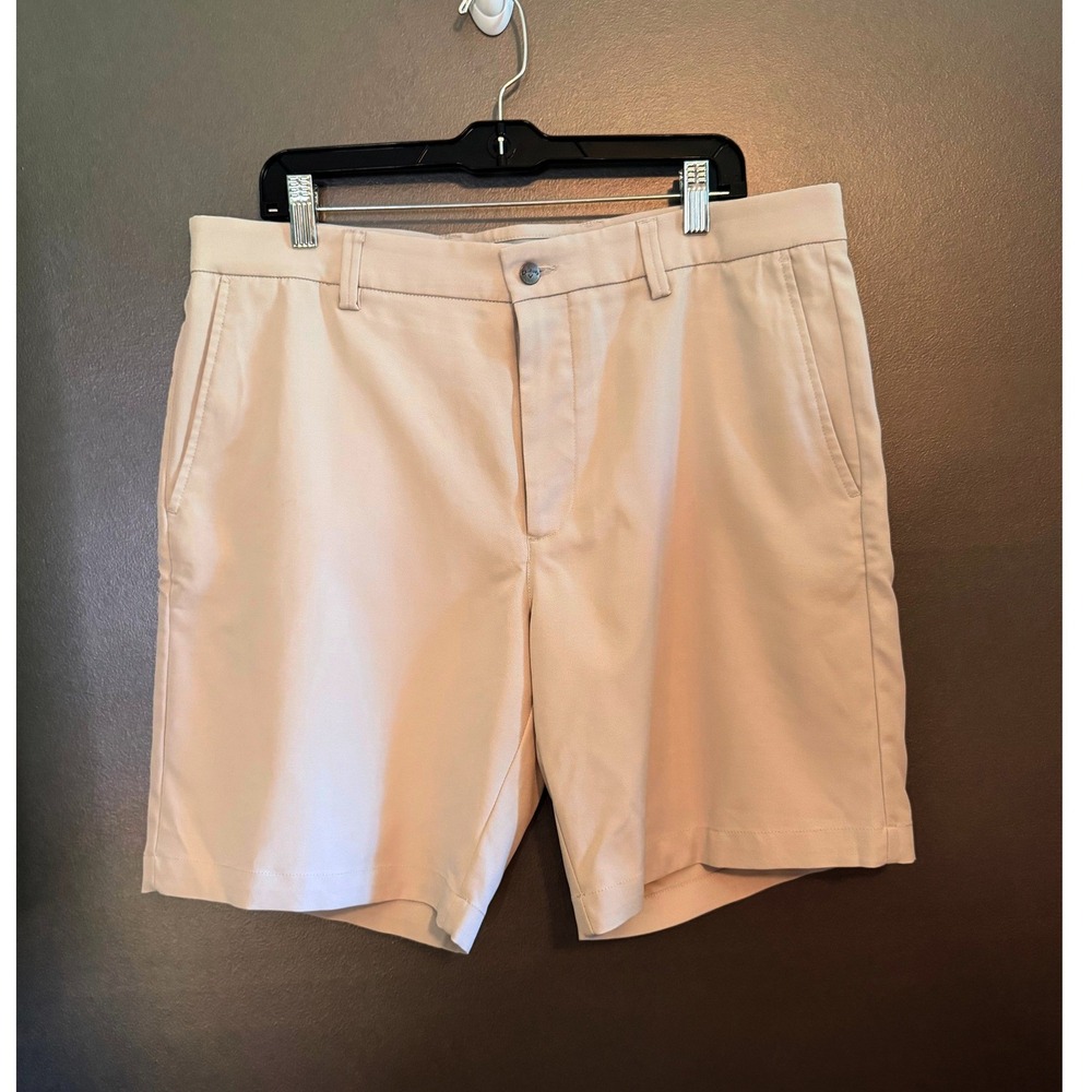 Callaway Golf Shorts Mens 37 Tan Excellent Performance Flat Front Wicking